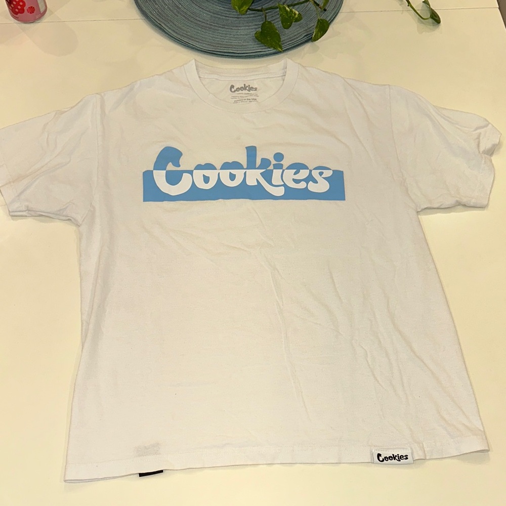 Cookies White and Blue Short Sleeve Tee